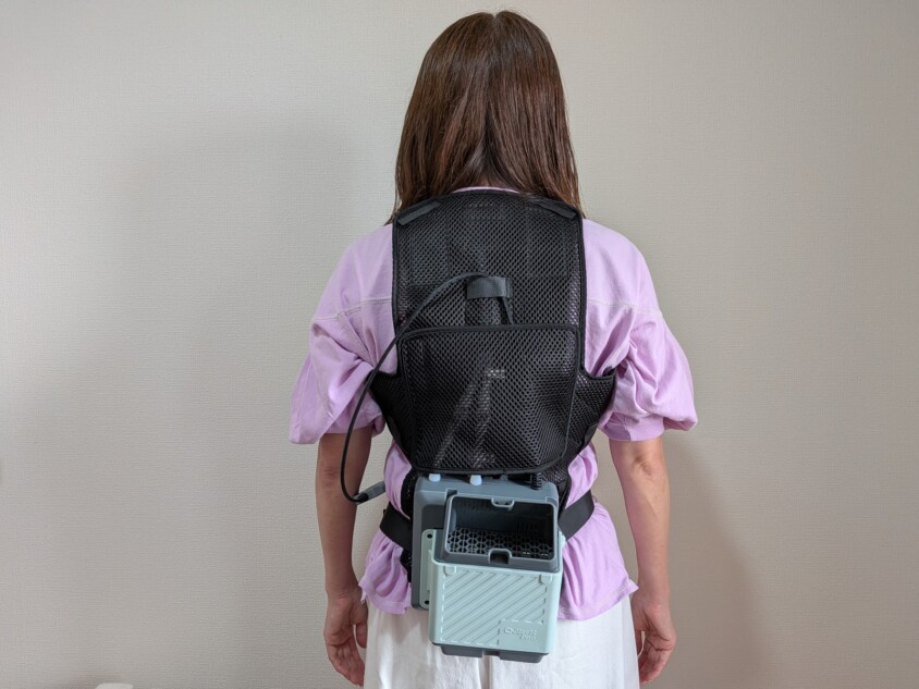 女性の着用例