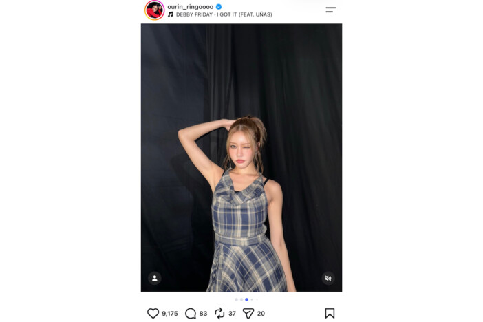 王林、パープルタイツのシックな装いからチェックワンピ姿まで 大人っぽい着こなしに「どっちも好き」「お綺麗です」