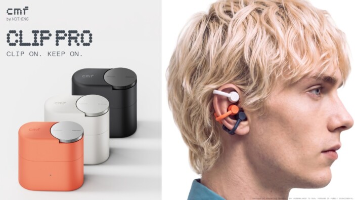 3点式クリップで耳に自然フィット Nothingからオープンイヤーイヤホン『CMF Clip Pro』が発売