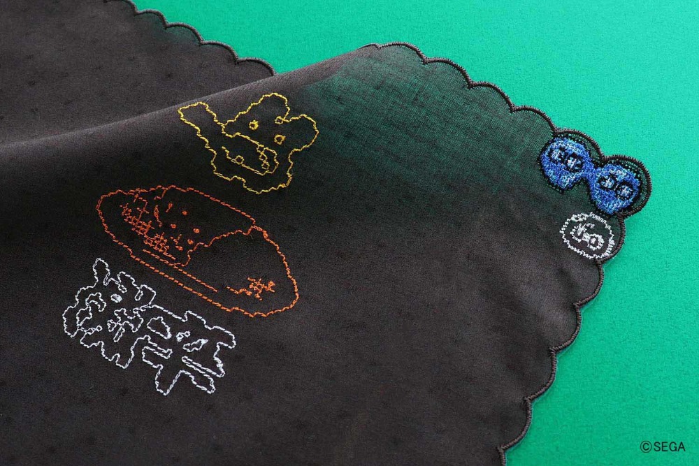 ぷよぷよコラボハンカチ　ぷよ通刺繍