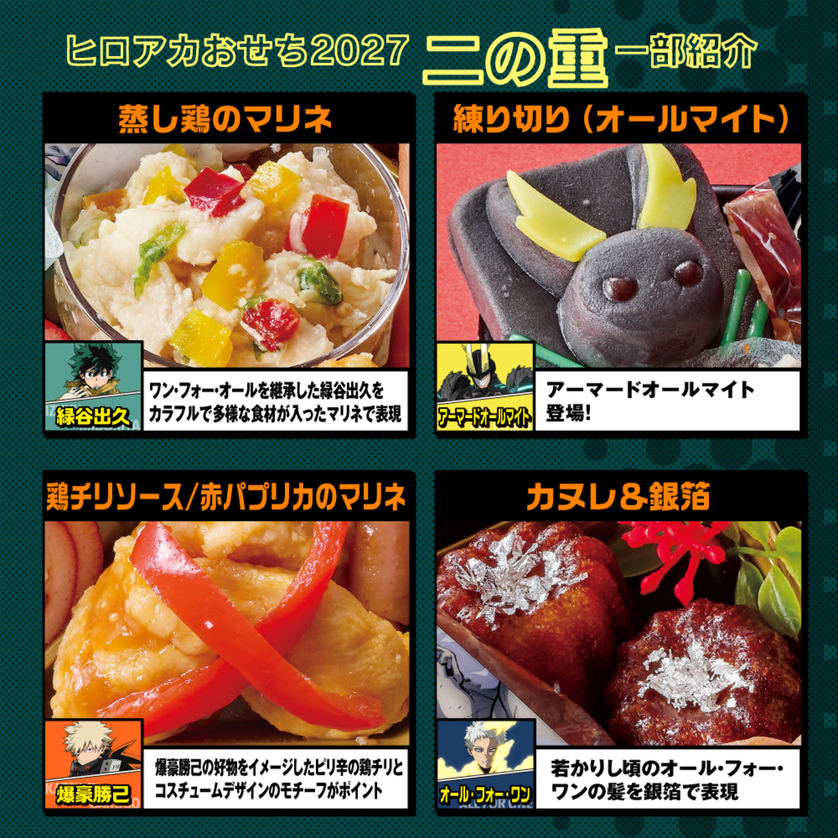 「僕のヒーローアカデミアおせち2027」の画像