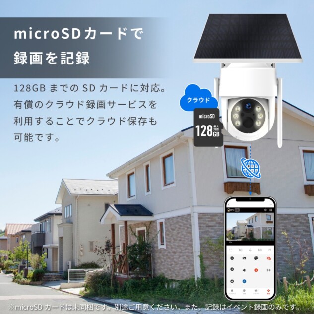 microSDカード対応