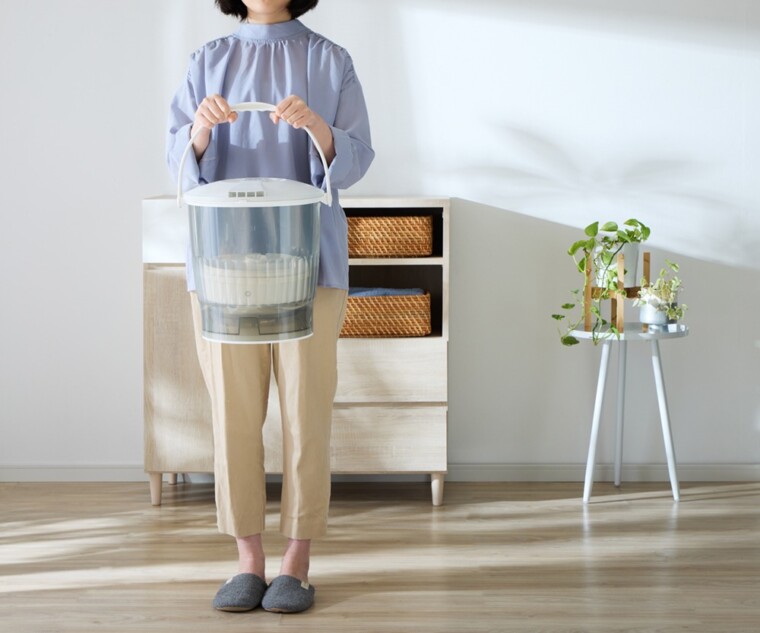 持ち運びしている様子