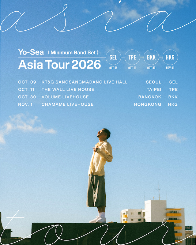 『Yo-Sea ASIA TOUR 2026』告知画像