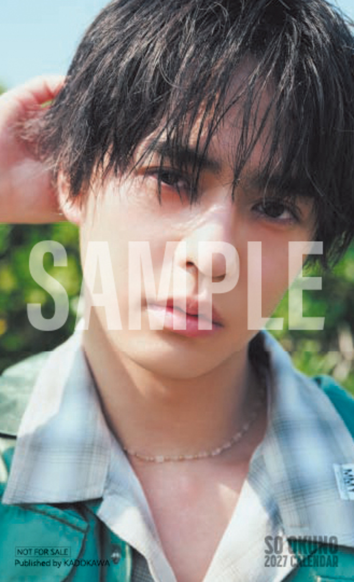 奥野壮の2027年カレンダー11月発売の画像