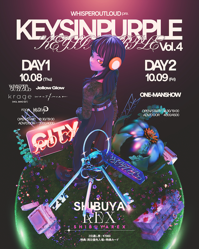 『KEYS IN PURPLE vol.4』告知画像