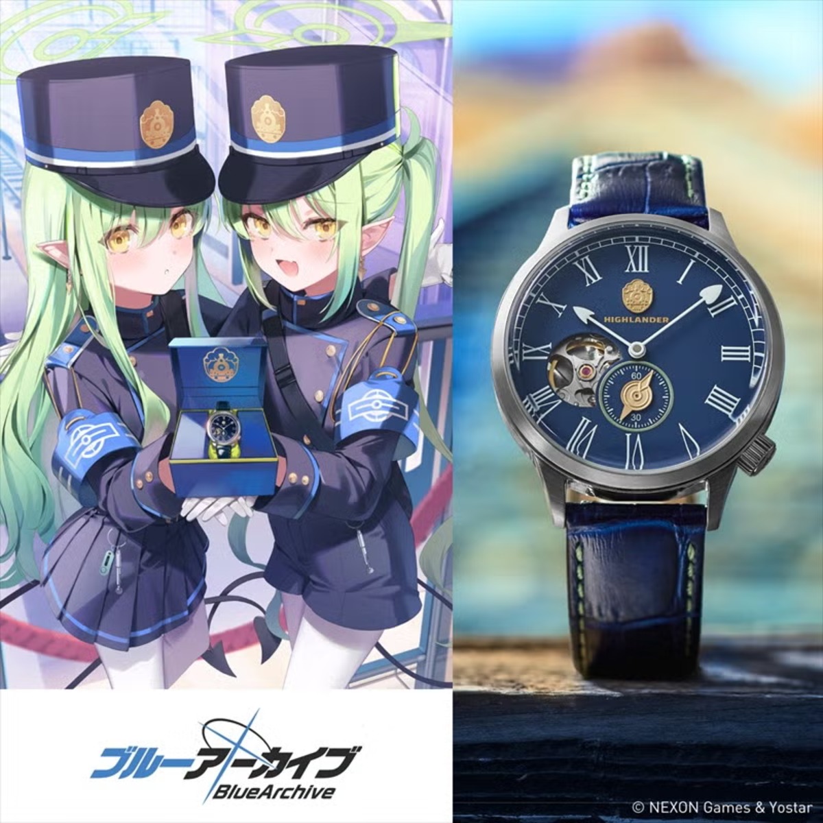 『ブルアカ』ヒカリ&ノゾミ時計登場