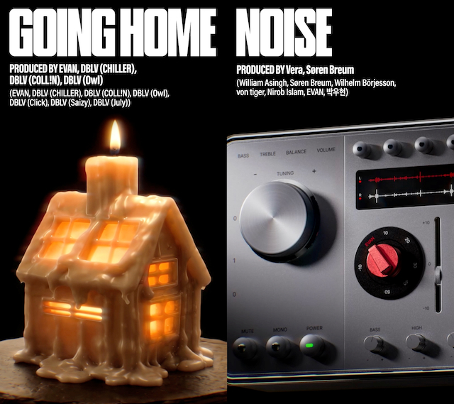 『DEATH OF ME』「Going Home」と「Noise」トラックサンプラー