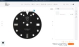カスタム文字盤：オリジナルのロゴデータをアップロードする様子