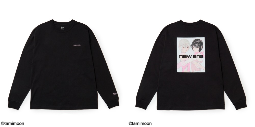 tamimoon　Long Sleeve Washed Cotton T-shirt