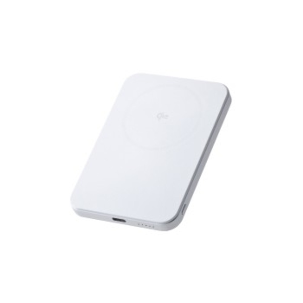 Slim ワイヤレスQi2モバイルバッテリー(5,000mAh/20W) シルバー