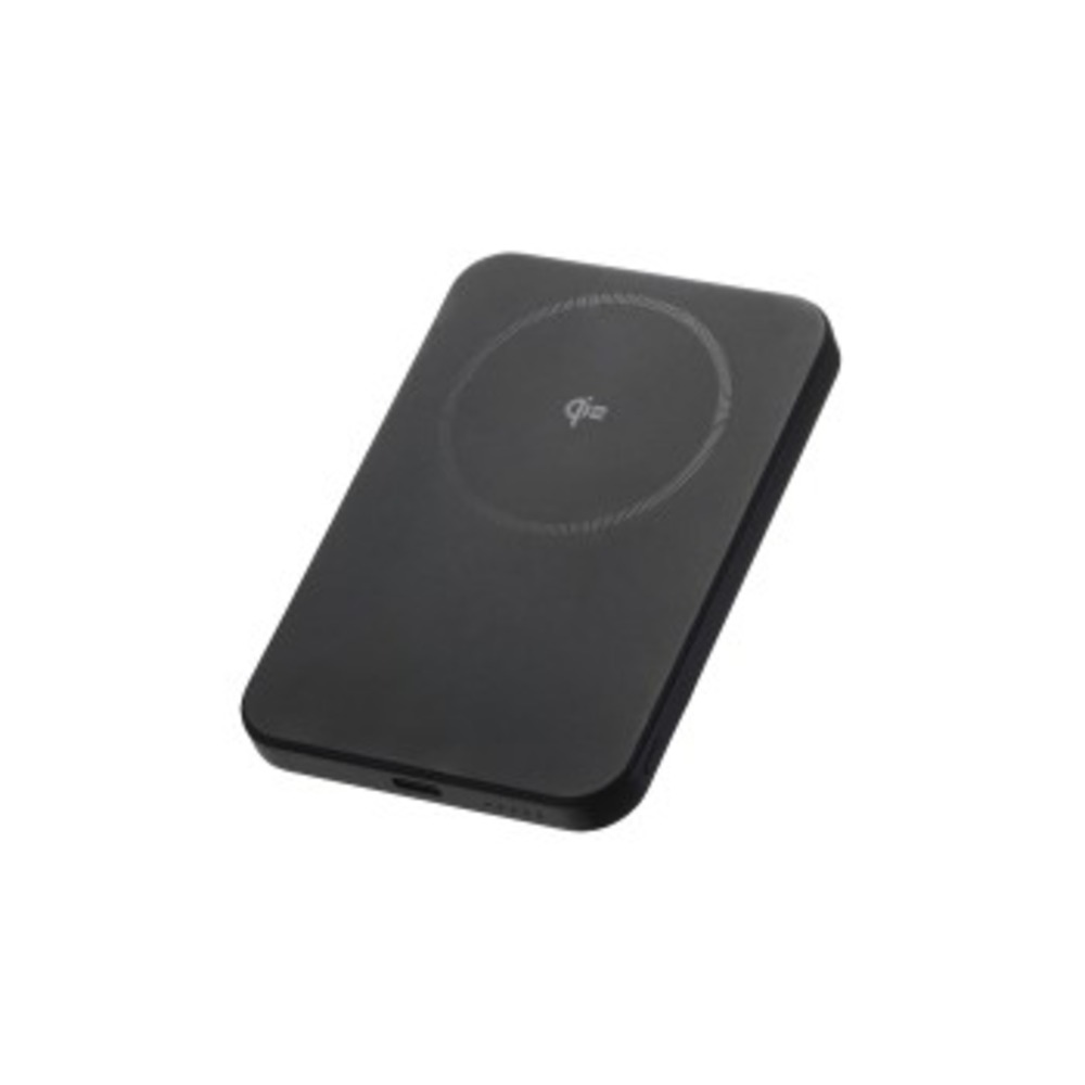 Slim ワイヤレスQi2モバイルバッテリー(5,000mAh/20W) ブラック