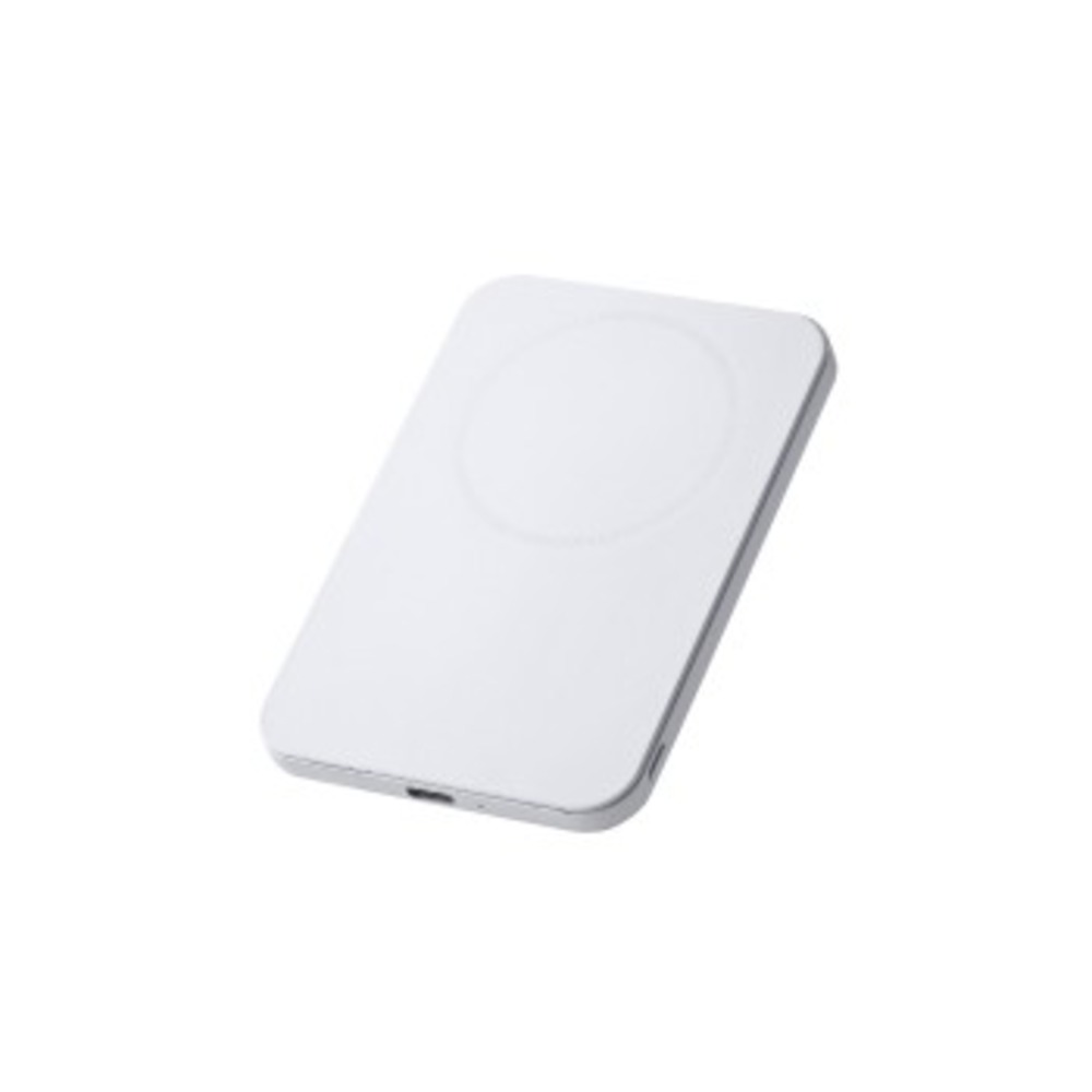 Slim ワイヤレスQi2モバイルバッテリー(5,000mAh/20W) シルバー