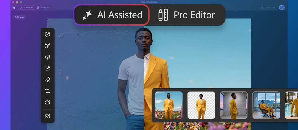 Photoshopに「AI アシストエディター」搭載の画像