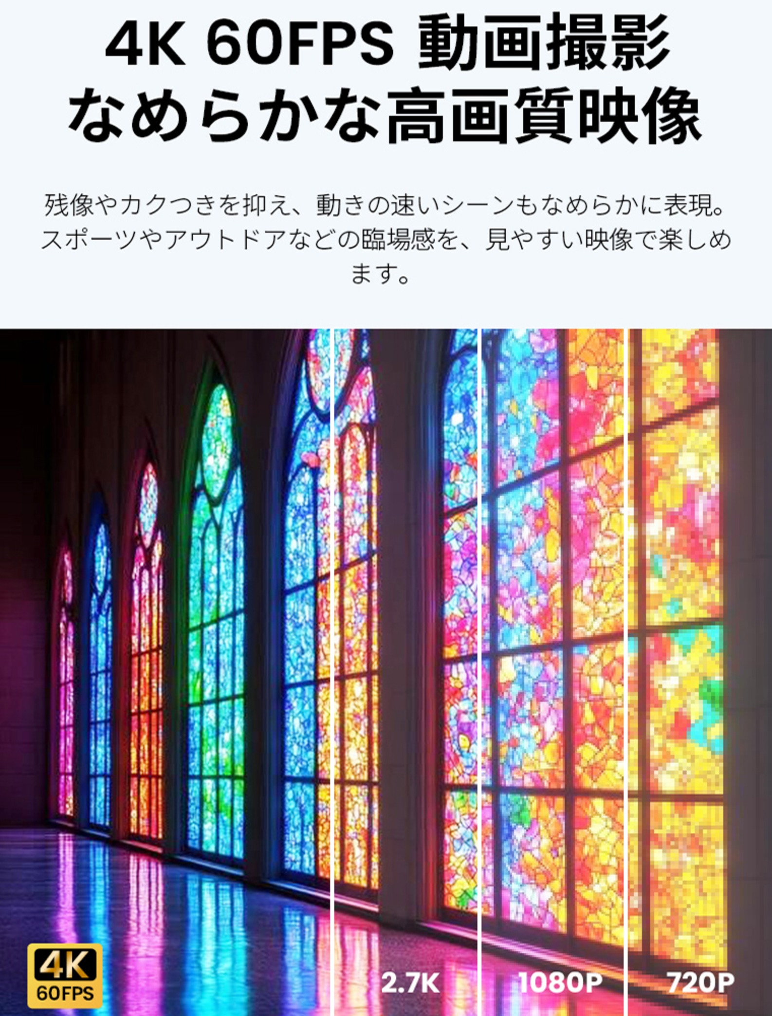L&Lから4K対応POVアクションカメラ発売の画像