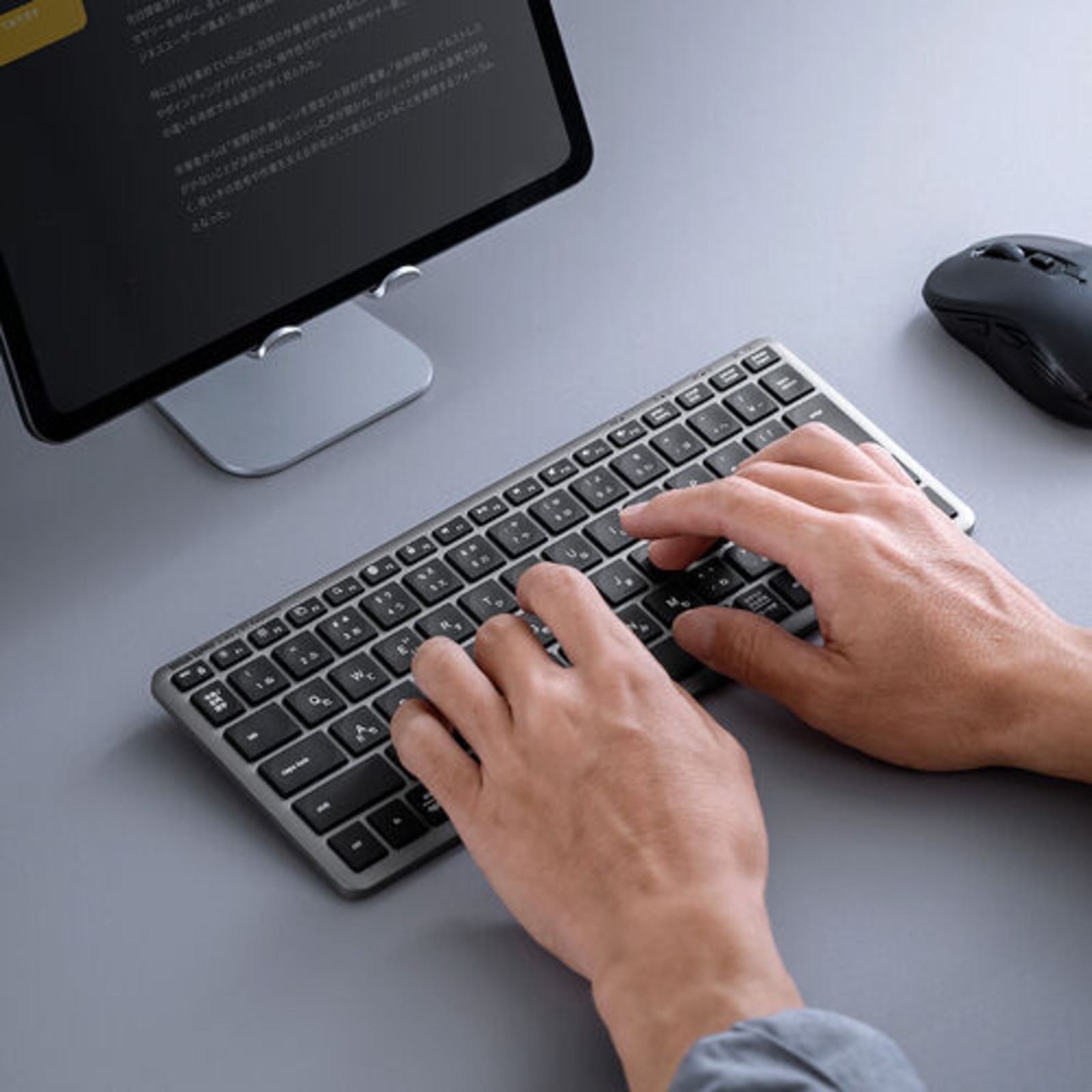 サンワサプライ、3台接続対応キーボード発売の画像