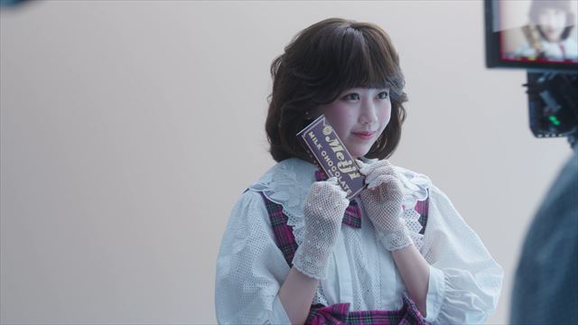 FRUITS ZIPPER　明治ミルクチョコ100周年記念CMメイキングより