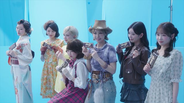 FRUITS ZIPPER　明治ミルクチョコ100周年記念CMメイキングより