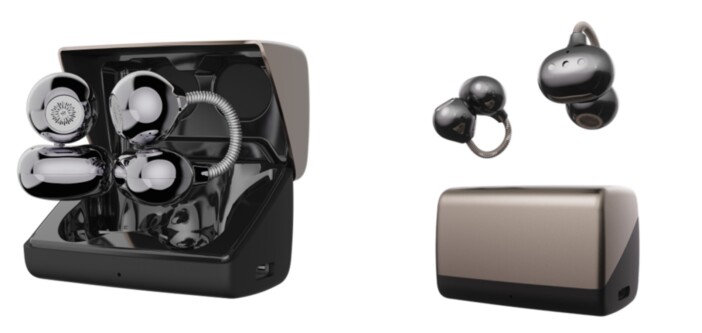 片耳約4.5gの軽量設計の『イヤーカフ完全ワイヤレスイヤホン』 、ゲオ限定でお手頃価格の税込3,297円で発売