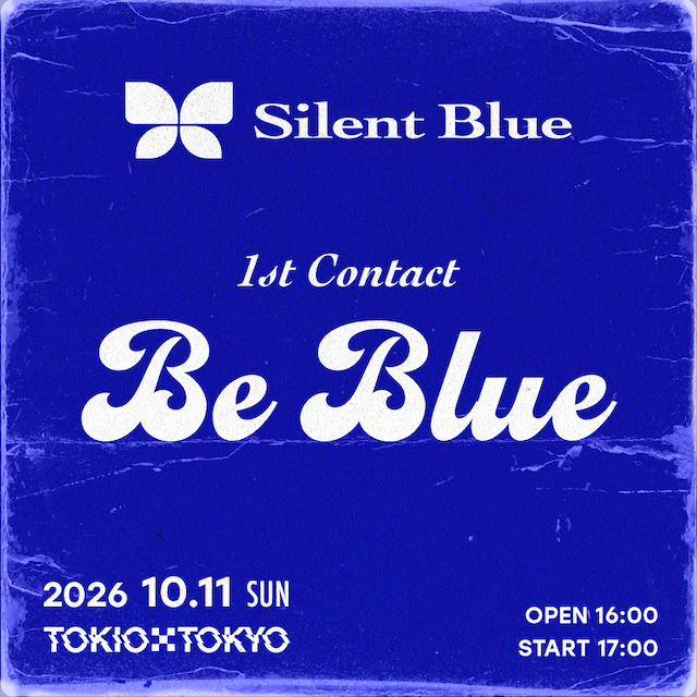 『Silent Blue 1st Contact -Be Blue-』告知画像