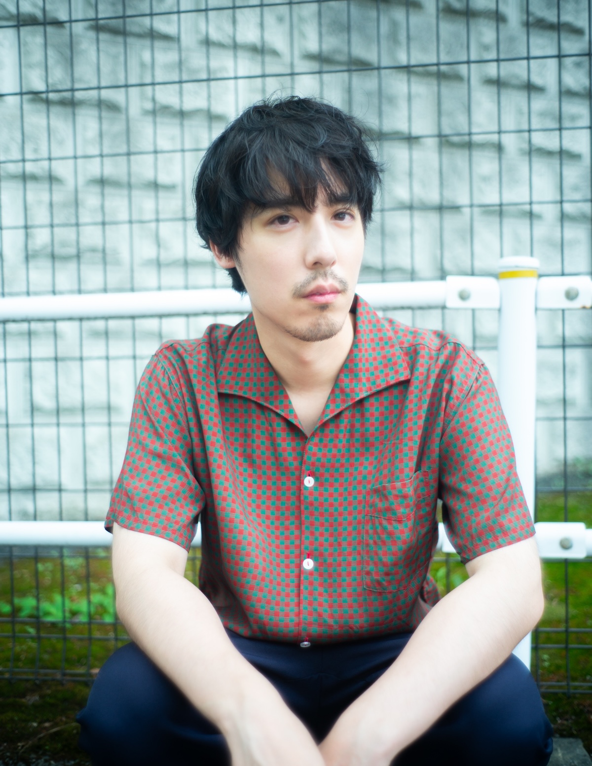 広瀬臣吾（Ba）（撮影＝木村篤史）