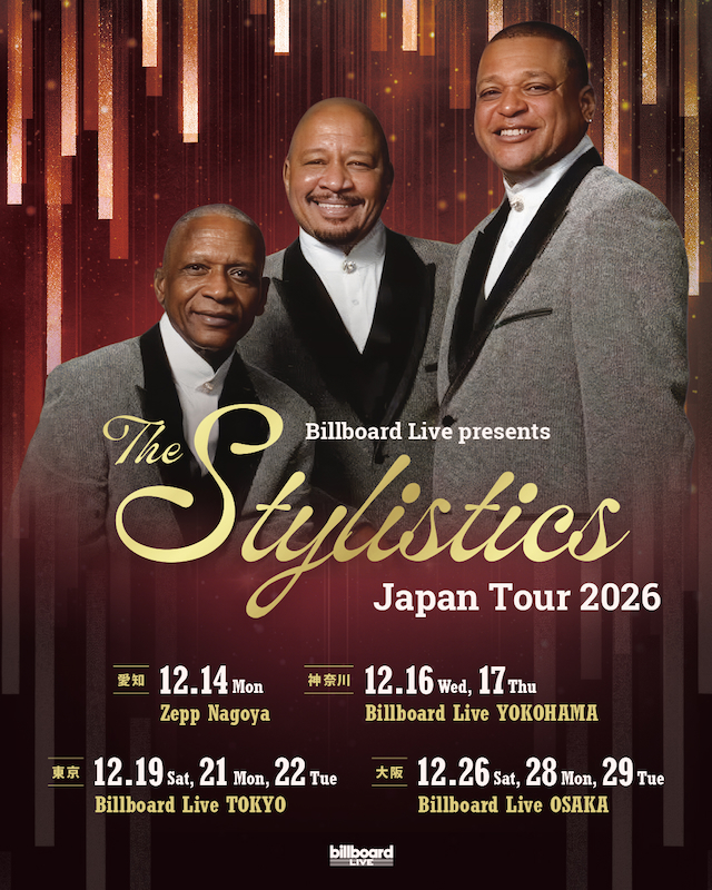『The Stylistics Japan Tour 2026』告知画像