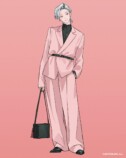 弦月藤士郎 スクエアショルダーバッグ　ビジュアル