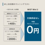 ランニングコストの違い