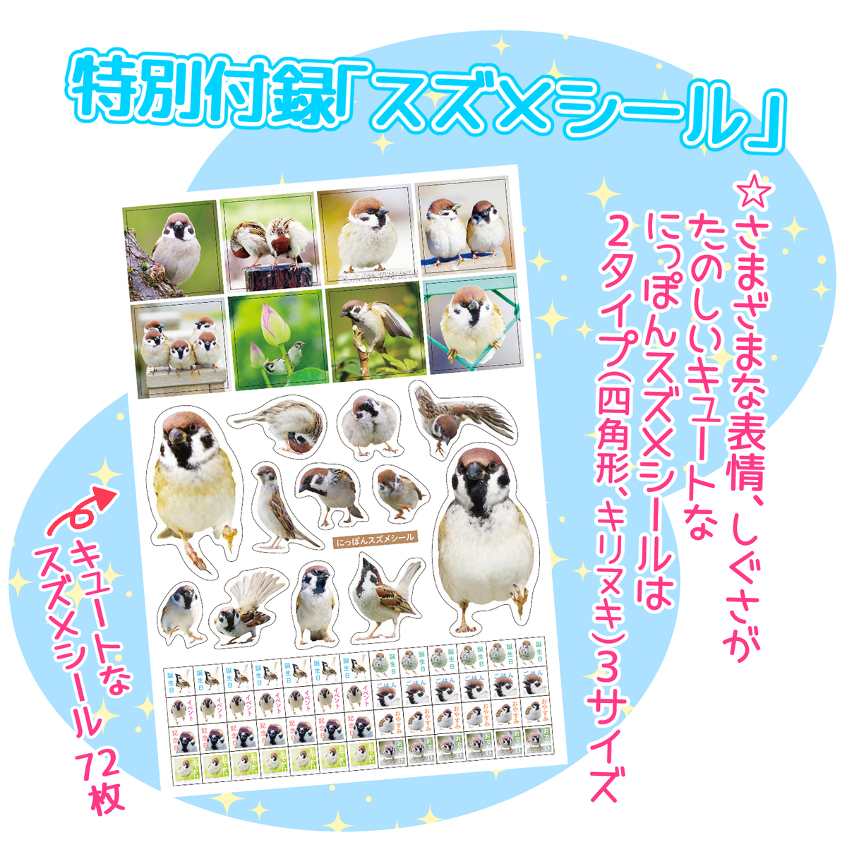 中野さとる『にっぽんスズメ手帳 2027』の画像