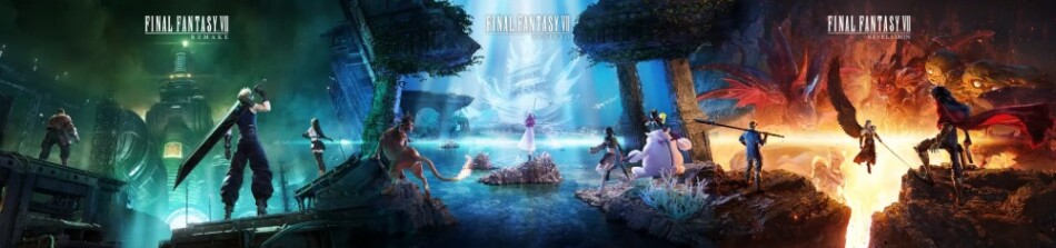 「ファイナルファンタジーVII リメイクシリーズ」トリロジーアート
