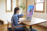 タッチパネルを活用している様子