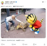 しまじろう、散歩中に「無」になってしまうの画像