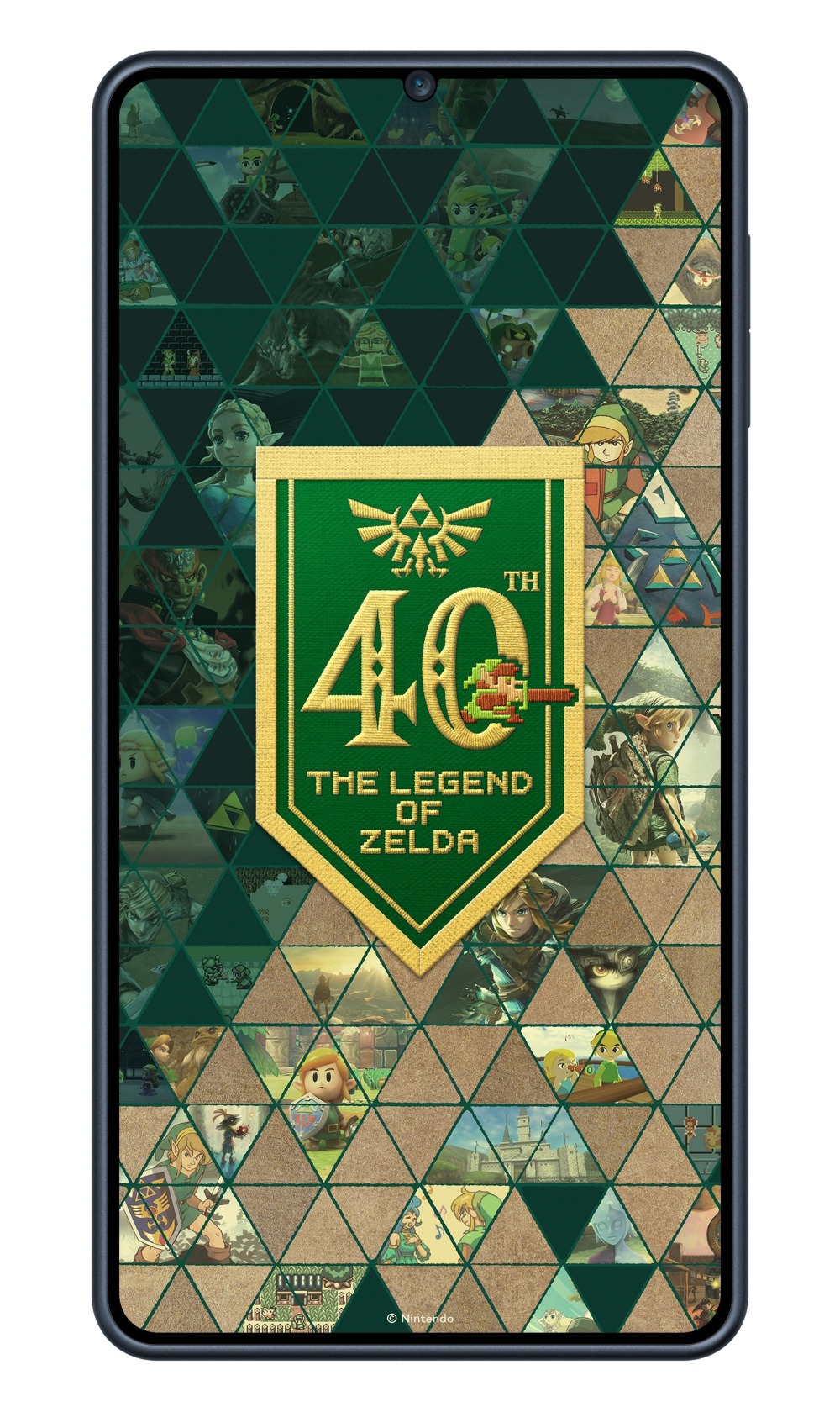 ゼルダの伝説40周年 スマホ壁紙