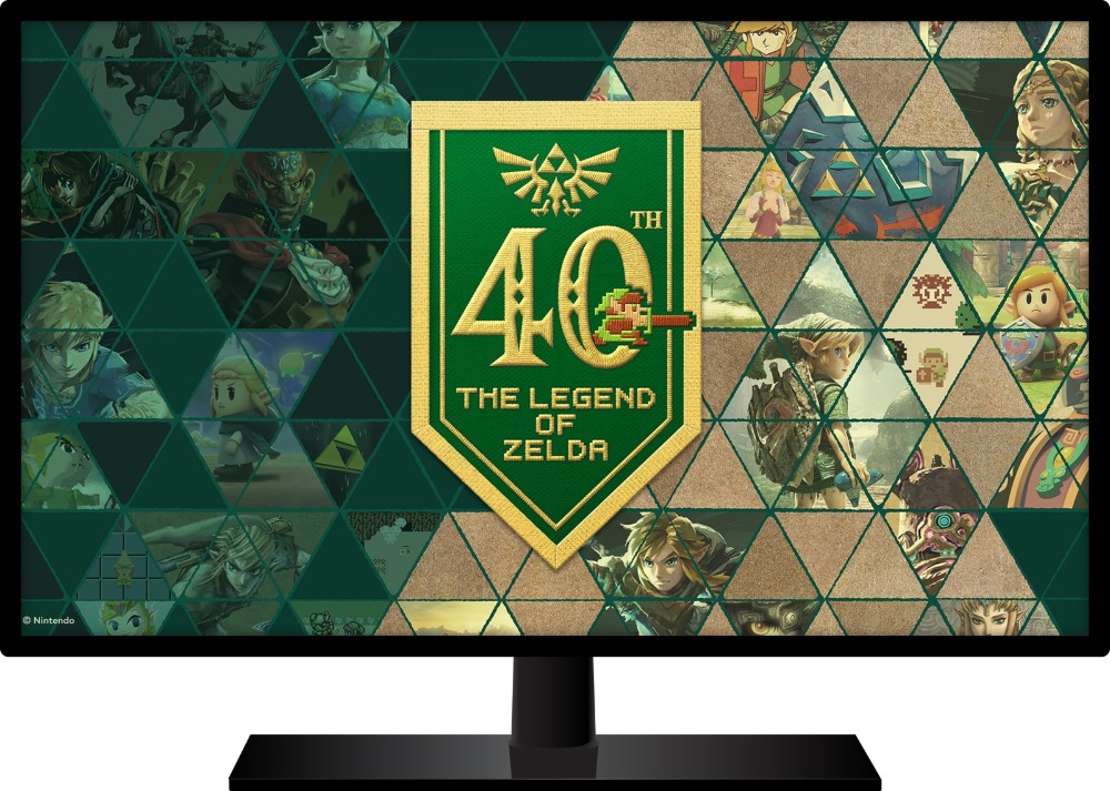 ゼルダの伝説40周年 パソコン壁紙