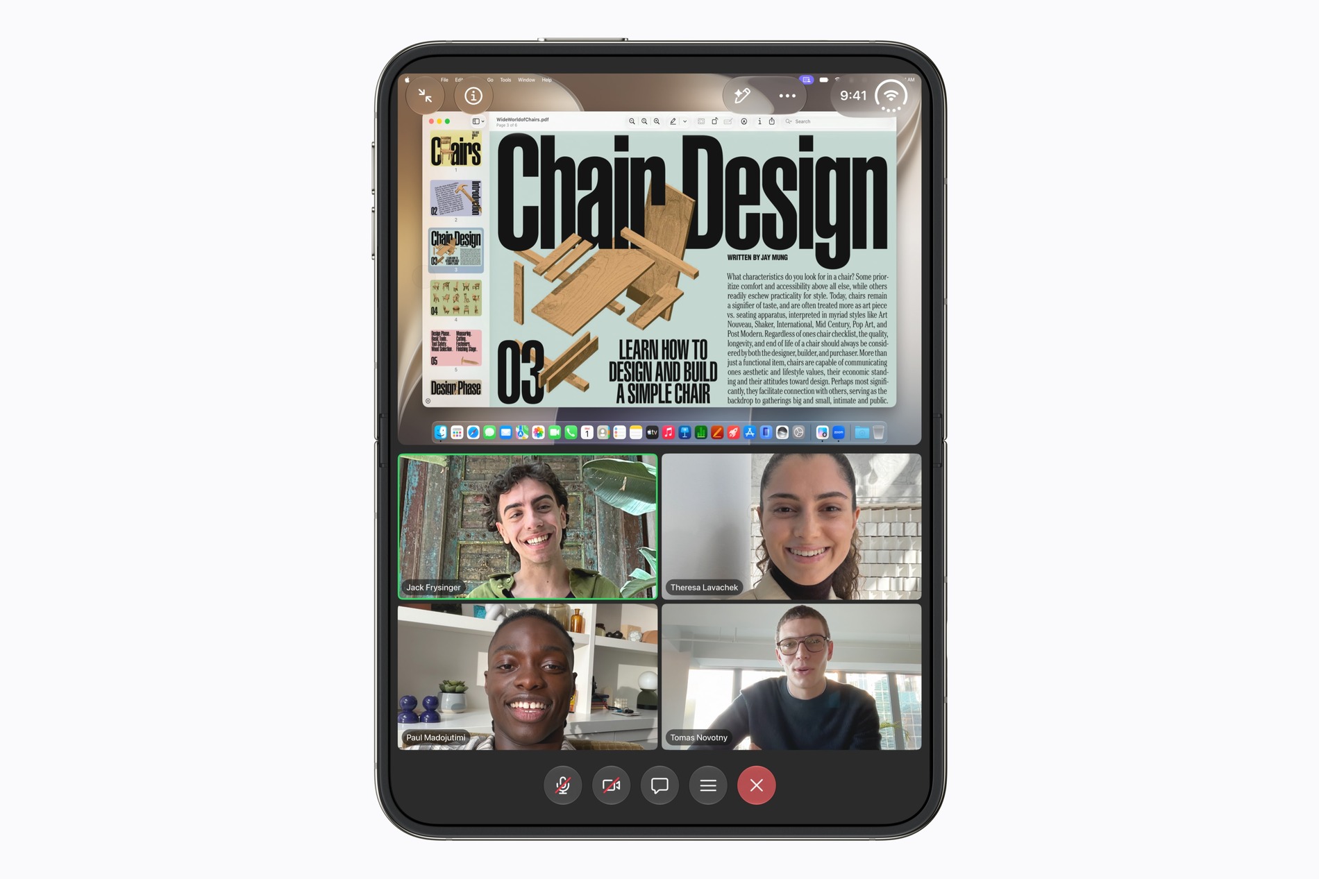 Apple初の折りたたみスマホ『iPhone Duo』の画像