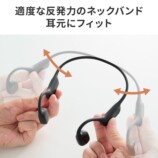 サンワの骨伝導集音器に新色ベージュ登場の画像