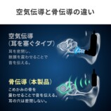 サンワの骨伝導集音器に新色ベージュ登場の画像