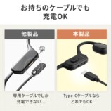 サンワの骨伝導集音器に新色ベージュ登場の画像