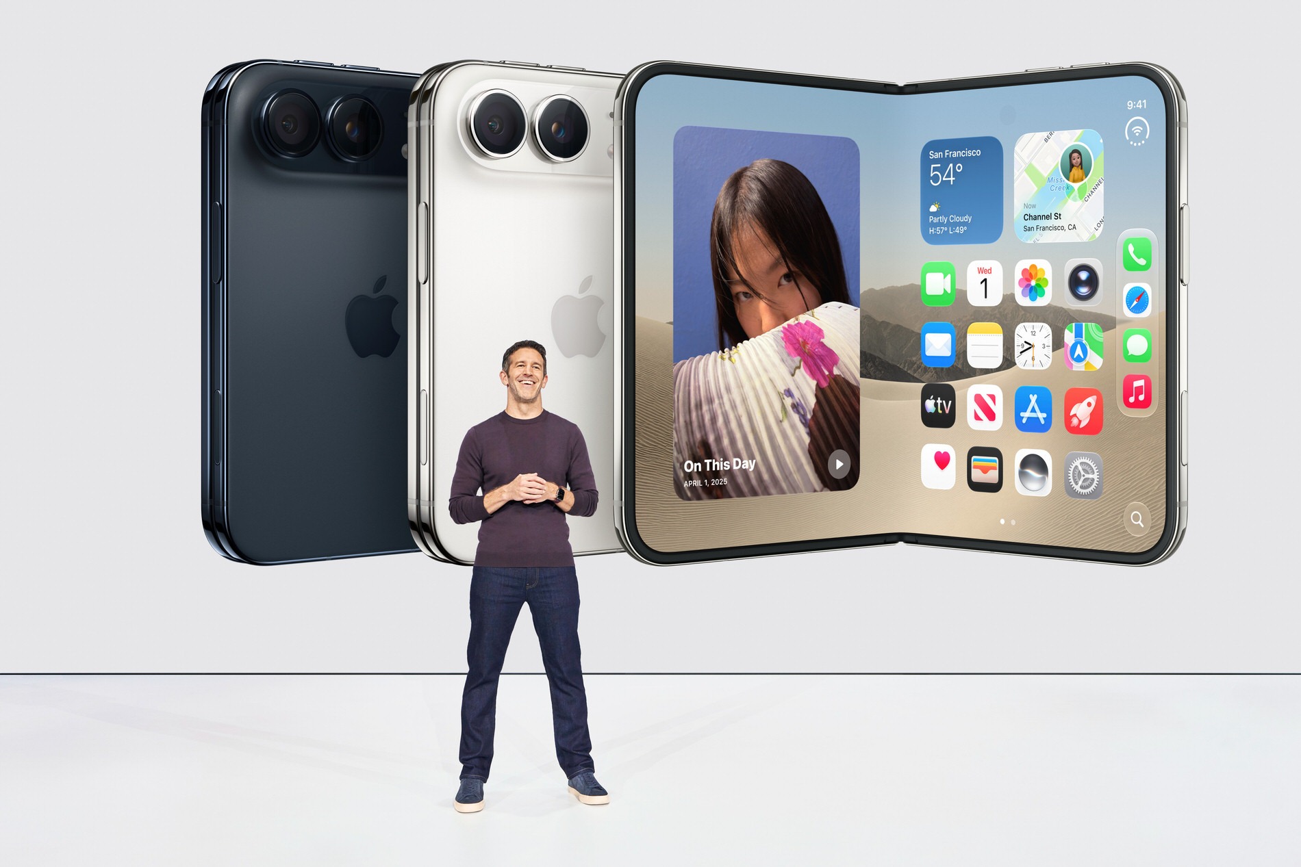 Apple初の折りたたみiPhone「iPhone Duo」