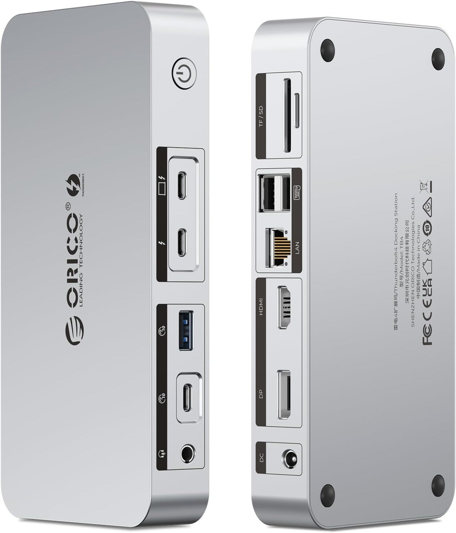 ORICO、8K出力対応のThunderbolt 4ドック発表