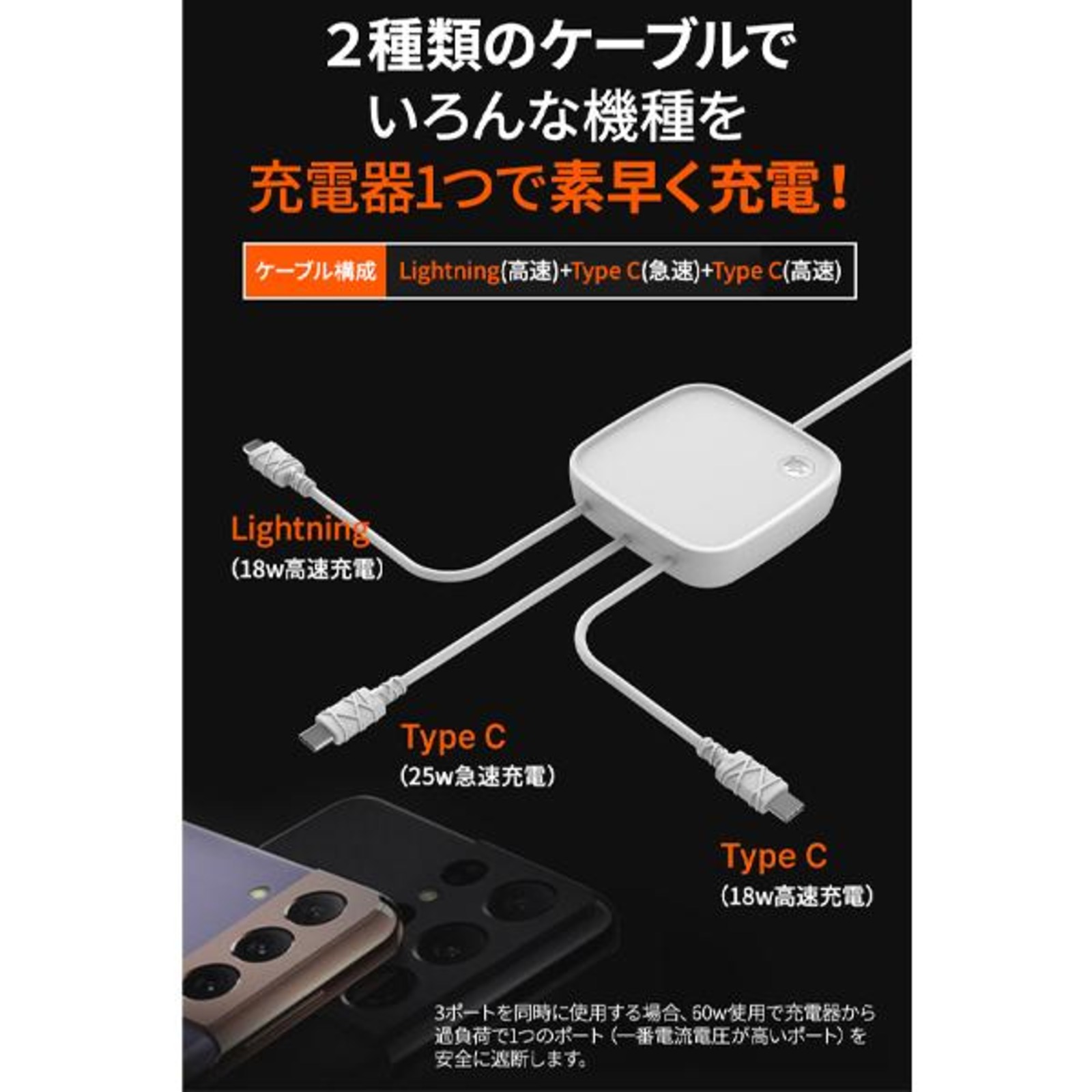 3in1充電器『POP Phone』日本初上陸の画像
