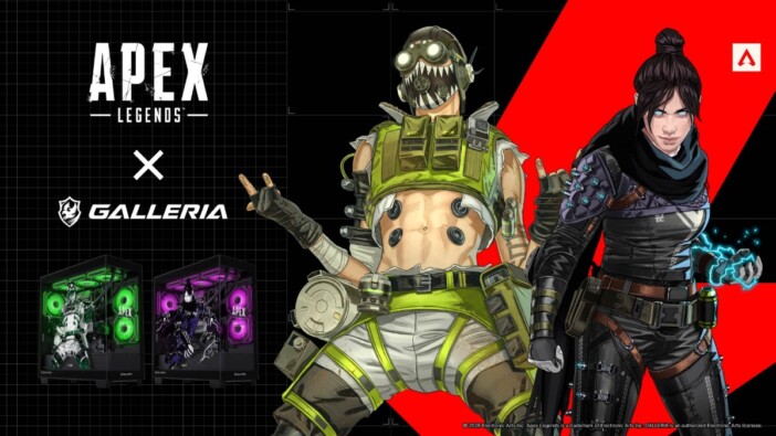 GALLERIAと『Apex Legends』が初コラボ　「オクタン」「レイス」デザインのモデル発売