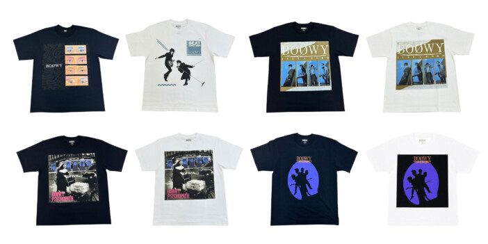 BOØWY、ライブアルバム発売に先駆け“ジャケ写Tシャツ”をタワーレコード限定で販売