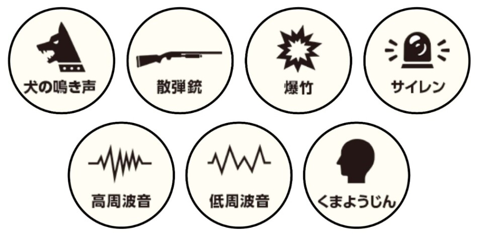 7種の音声
