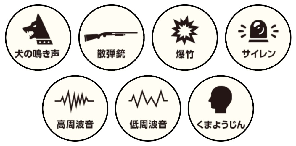 7種の音声