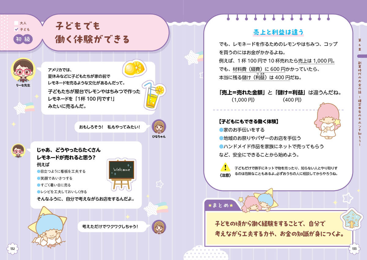 サンリオキャラと学ぶお金の教室刊行の画像