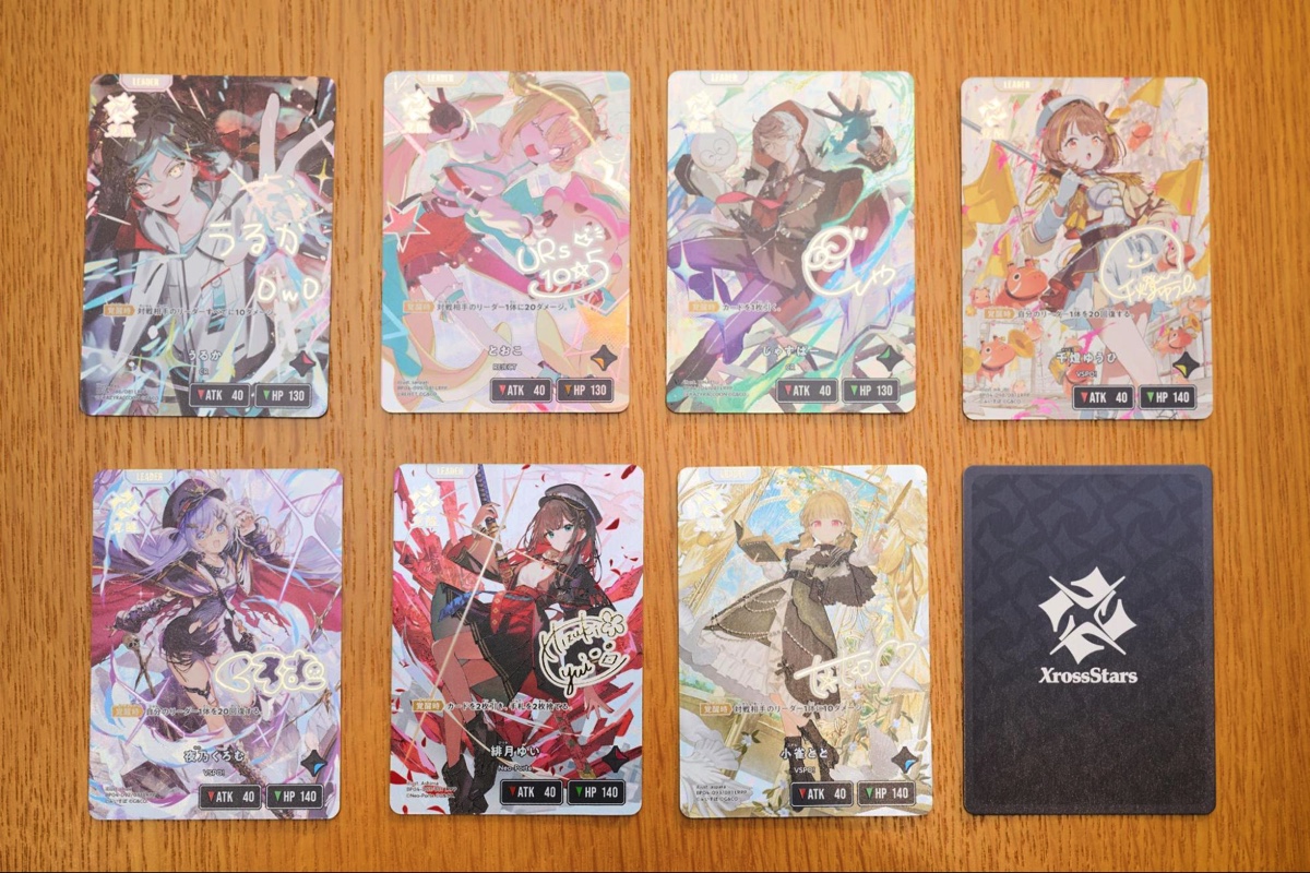 安村俊介がデザインを手がけたトレーディングカード『Xross Stars』