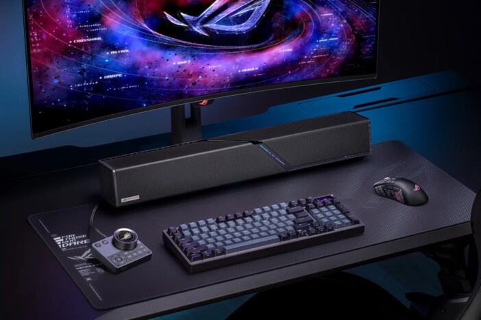 Dolby Atmos対応でゲーム音を立体的に　ASUS、ROG初のゲーミングサウンドバー発表