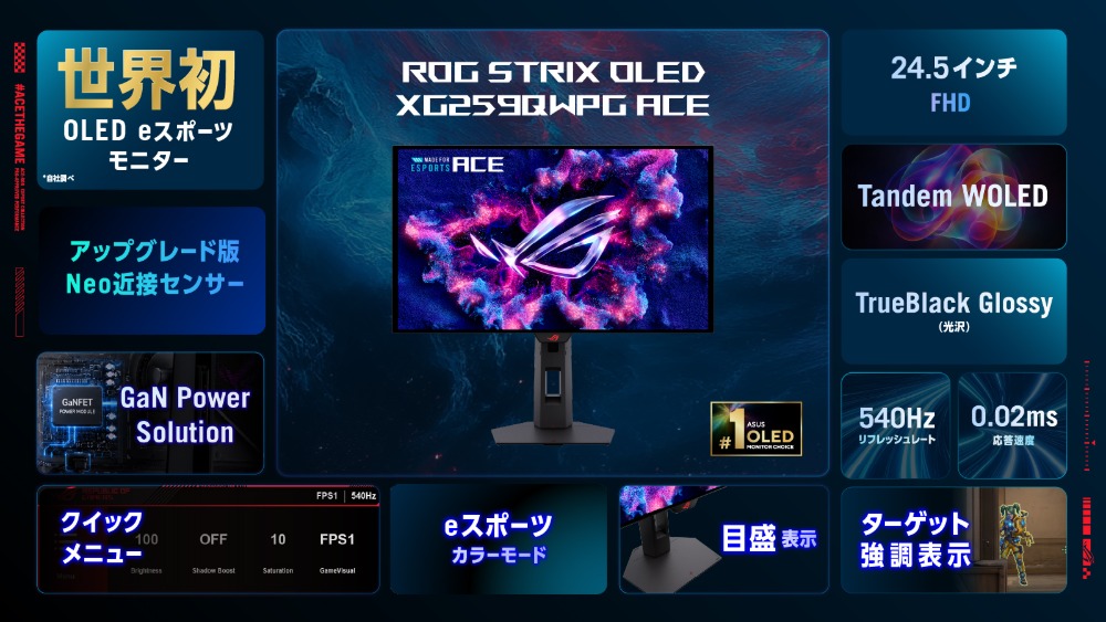 ROG Strix OLED XG259QWPG Ace