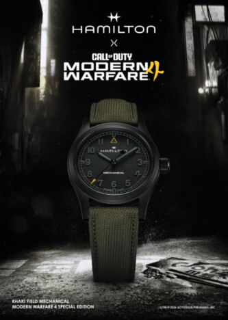 ハミルトンが『Call of Duty: Modern Warfare 4』とコラボ　プライス大尉着用モデル「カーキ フィールド メカ」登場